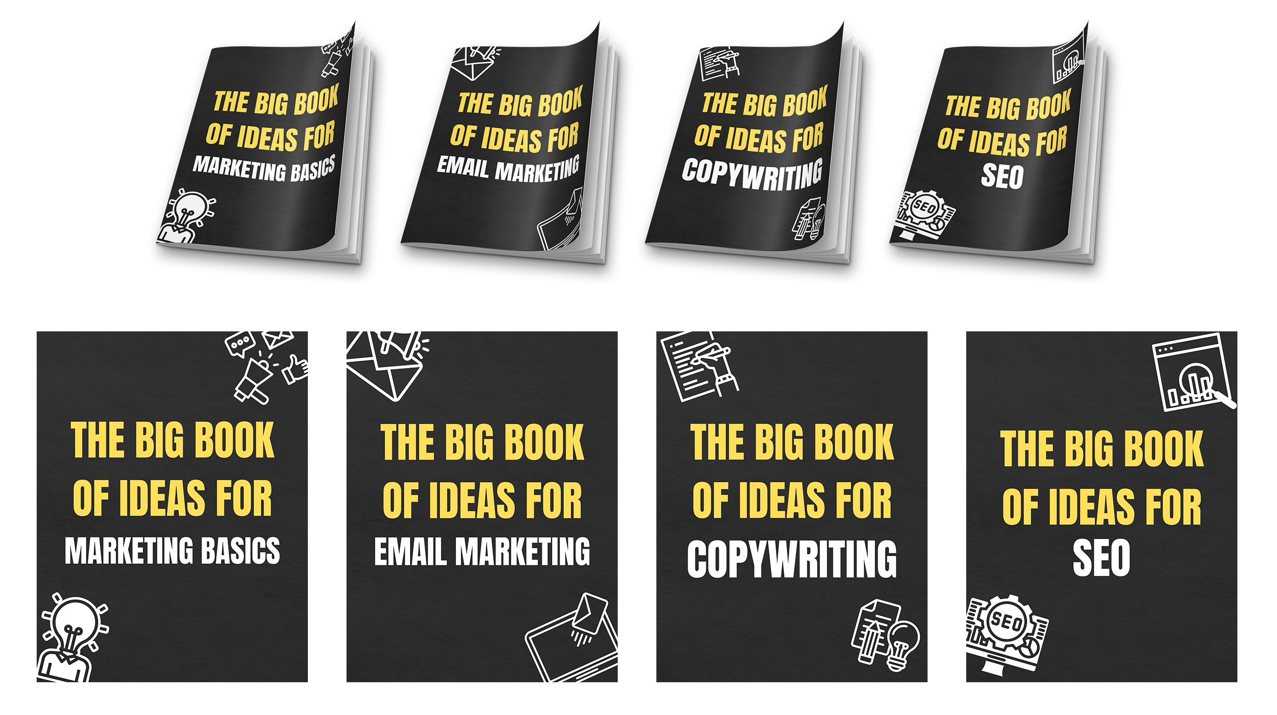 Private label rights to all four of the Big Book Of Ideas