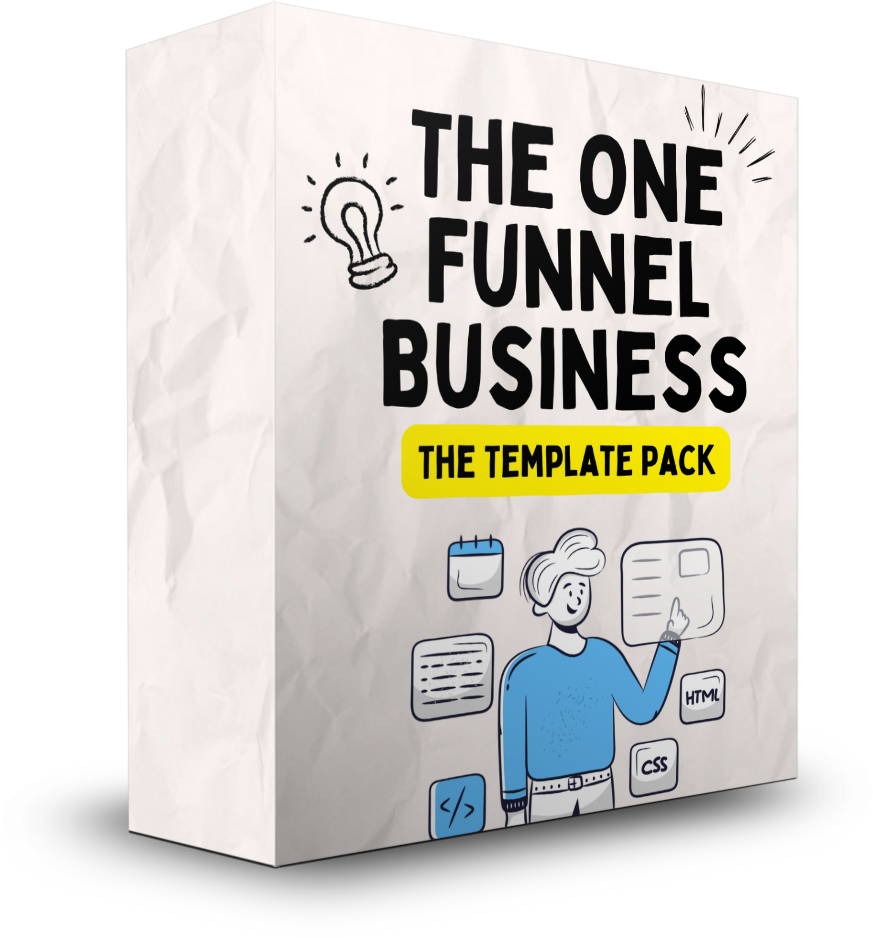 The One Funnel Business Template Pack Cover