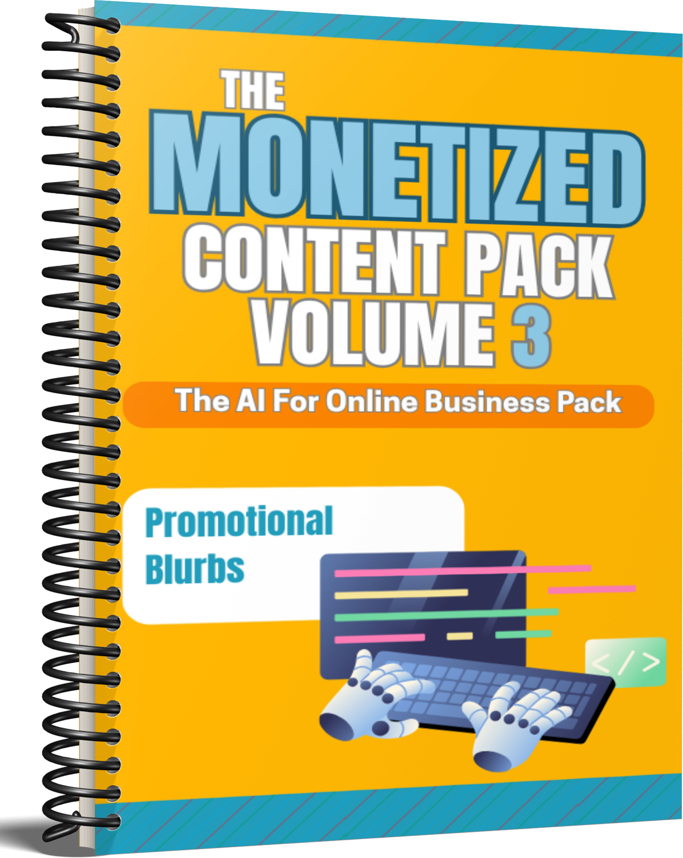 The Monetized Content Pack Volume 3 - Promo Blurbs Cover